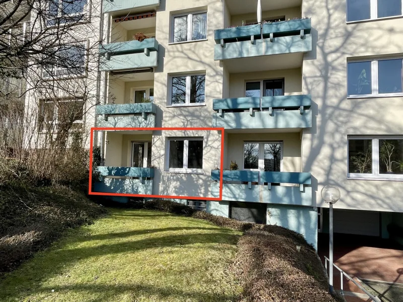 Blick auf die Wohnung