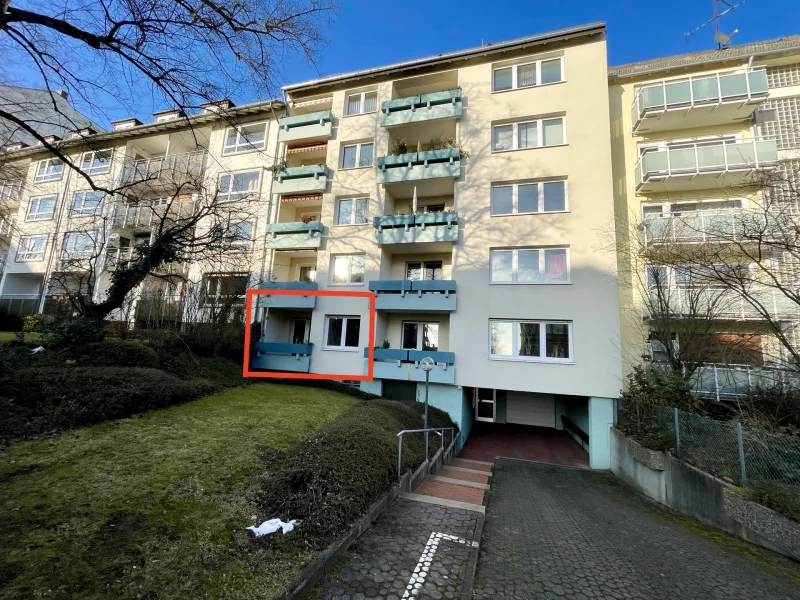 Vorderseite - Wohnung kaufen in Kassel / Mitte - Kapitalanlage oder Selbstnutzung: 2 ZKB inkl. Tiefgarage in KS Mitte/West! KEINE KÄUFERPROVISION