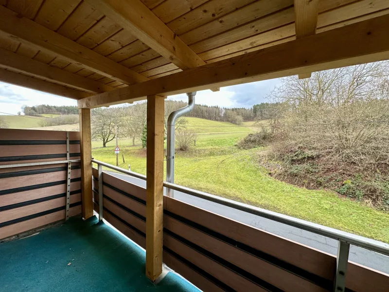 Balkon mit Aussicht