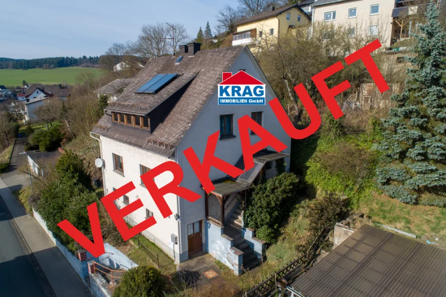 Drohnenaufnahme - Haus kaufen in Bischoffen - ++ KRAG Immobilien ++ VERKAUFT ++ VERKAUFT ++ mit Sicherheit ++ wie fast immer mit und nach Plan ++