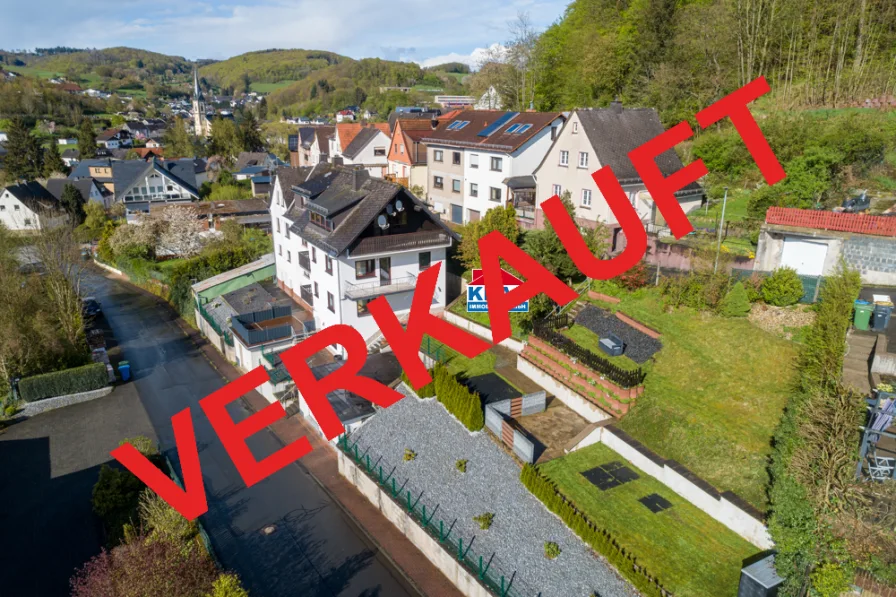 Luftaufnahme - Haus kaufen in Bad Endbach - ++ KRAG Immobilien ++ VERKAUFT ++ VERKAUFT ++ mit Sicherheit ++ wie fast immer mit und nach Plan ++