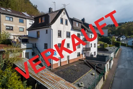 Luftaufnahme - Haus kaufen in Bad Endbach - ++ KRAG Immobilien ++ VERKAUFT ++ VERKAUFT ++ mit Sicherheit ++ wie fast immer mit und nach Plan ++