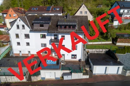 Luftaufnahme - Haus kaufen in Bad Endbach - ++ KRAG Immobilien ++ VERKAUFT ++ VERKAUFT ++ mit Sicherheit ++ wie fast immer mit und nach Plan ++