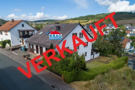 Luftaufnahme - Haus kaufen in Bad Endbach - ++ KRAG Immobilien ++ VERKAUFT ++ VERKAUFT ++ mit Sicherheit ++ wie fast immer mit und nach Plan ++