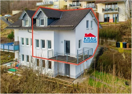 Titelbild - Haus kaufen in Bad Laasphe - ++ KRAG Immobilien ++ Wohlfühl-Zuhause: Toplage ++ energieeffizient/pflegeleicht