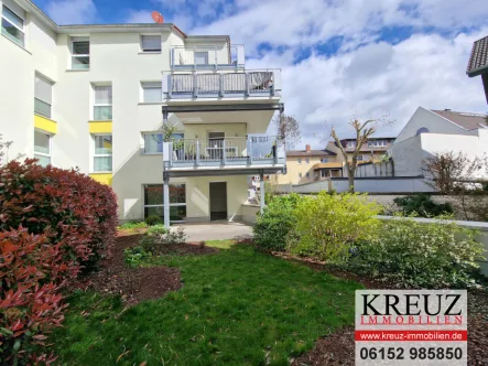  - Wohnung kaufen in Hochheim am Main - Moderne gepflegte 3 Zimmerwohnung mit Garten im Stadtquartier!