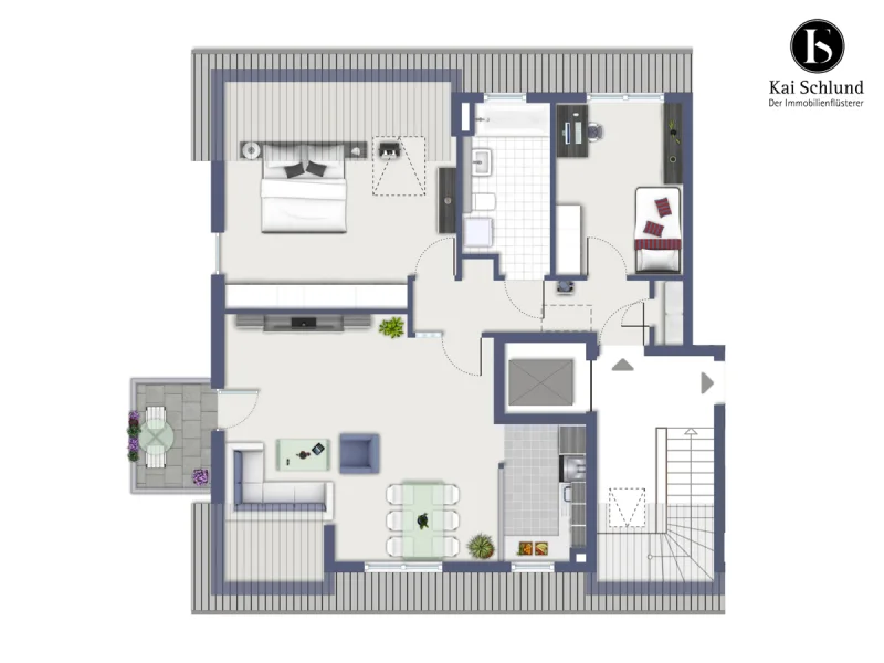 Grundriss Wohnung 5