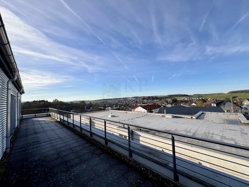 TERRASSE DACHGESCHOSS - Büro/Praxis mieten in Taunusstein - NEUHOF: EINMALIGES BÜROGEBÄUDE IN TOP ZUSTAND