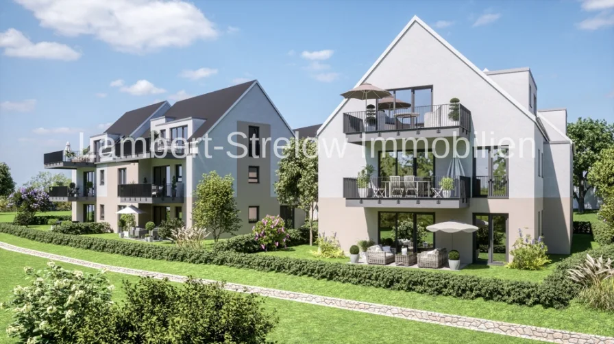  - Wohnung kaufen in Wiesbaden / Biebrich - A+ mit Wärmepumpe, PENTHOUSE in Wiesbaden-Biebrich, ERSTBEZUG, 5 Zimmer mit Dachloggia