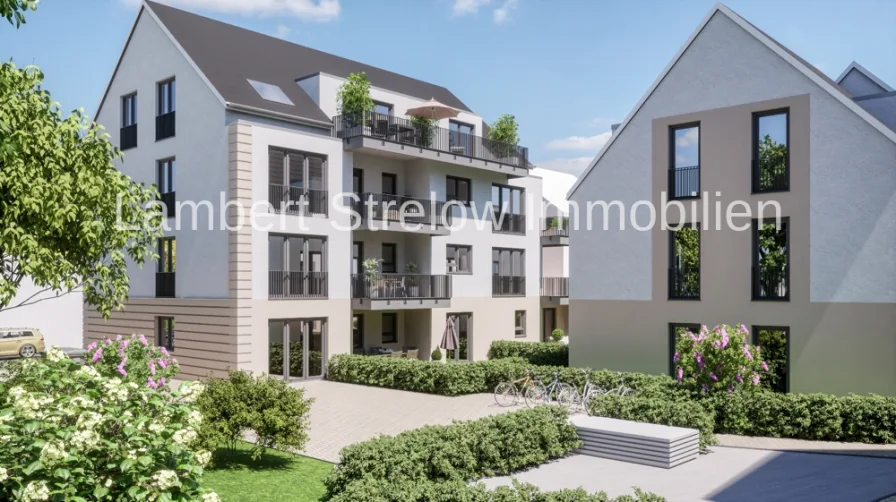  - Wohnung kaufen in Wiesbaden / Biebrich - Wi-Biebrich, neue 4 Zimmer-Wohnung mit Balkon und bester Ausstattung, Top Ausstattung frei wählbar.