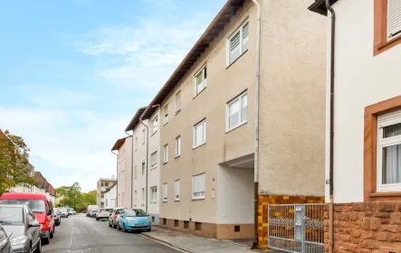 Blick in die Straße - Wohnung mieten in Dreieich - ++ Helles 1-Zimmer-Apartment - zentral in Dreieich-Sprendlingen ++