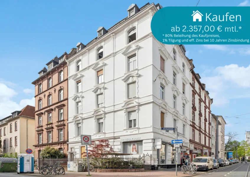 Titelbild  - Wohnung kaufen in Frankfurt am Main - ++ großzügiges Dachgeschoss mit viel Potenzial und Skylineblick zentral im Nordend ++