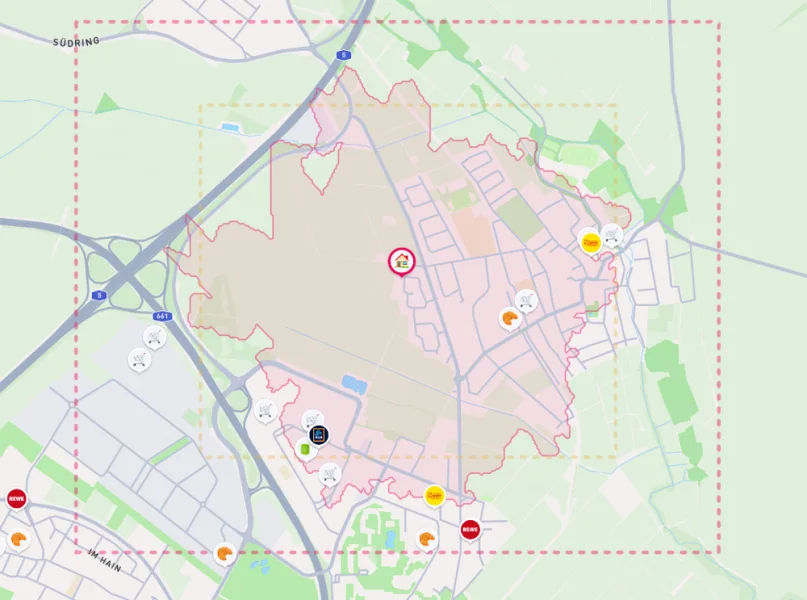 Einkaufsmöglichkeiten 15 min zu Fuß