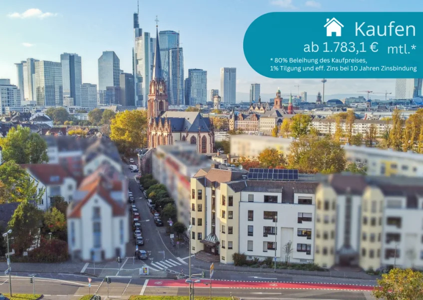 24130952- Walter-Kolb-Straße 6_mit Finanzierung - Wohnung kaufen in Frankfurt am Main - ++Sachsenhäuser Lifestyle vor der Tür! 3,5-Zimmer-Wohnung auf Erbpachtgrundstück++