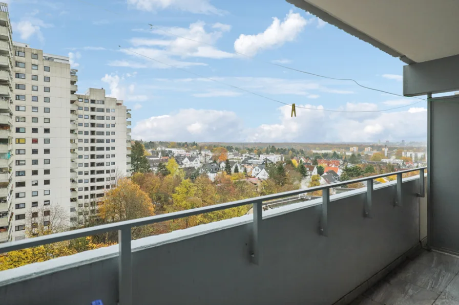 Balkon - Wohnung mieten in Frankfurt am Main - ++Sachsenhausen-Süd: Stilvoll modernisiertes 1-Zimmer-Appartment mit Balkon & Panoramablick++