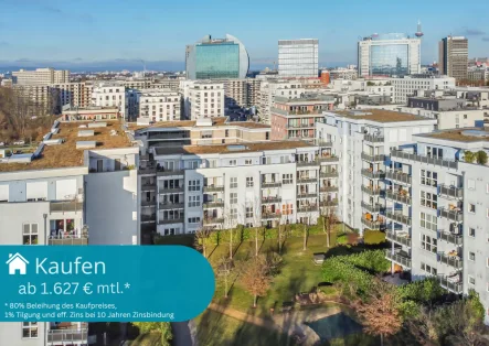 Titelbild mit Finanzierung - Wohnung kaufen in Frankfurt am Main - Provisionsfrei! Stilvolle 3-Zimmer-Wohnung mit Wohlfühlfaktor direkt am Rebstockpark