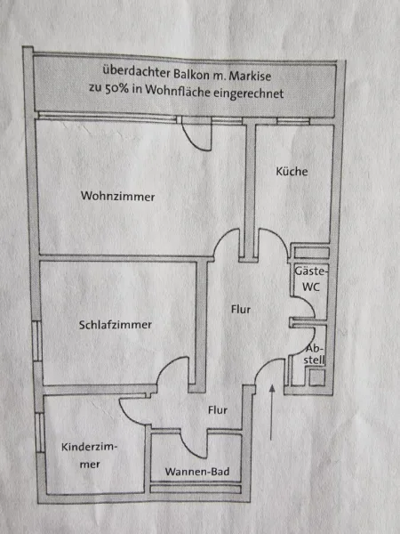 Grundriss Wohnung