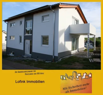 Ansicht - Wohnung mieten in Gedern - +++ 3 Zimmer-Neubauwohnung im EG (KFW-Effizienzhaus 55)  ++