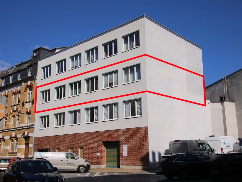 Ansicht - Büro/Praxis mieten in Greiz - Büroetage in zentraler Lage