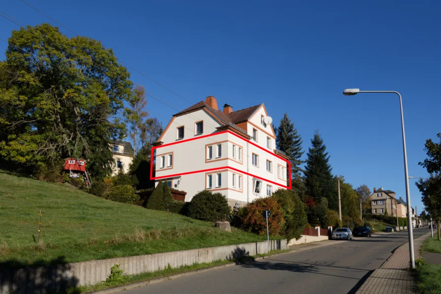 Ansicht  - Wohnung mieten in Greiz - Etagenwohnung in ländlicher Lage