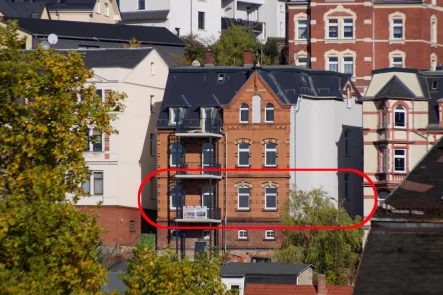 Ansicht - Wohnung mieten in Greiz - Südbalkon mit Panoramablick - Erstbezug nach energetischer Sanierung