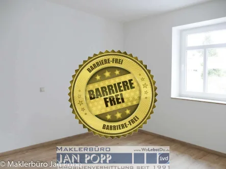 Barrierefreie Wohnung Berga - Wohnung mieten in Berga-Wünschendorf - Barrierefreie Wohnung in soliden Haus!