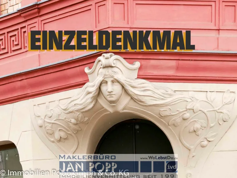 Einzeldenkmal - Haus kaufen in Greiz - Ihr Jugendstilhaus im fürstlich vogtländischen Greiz!