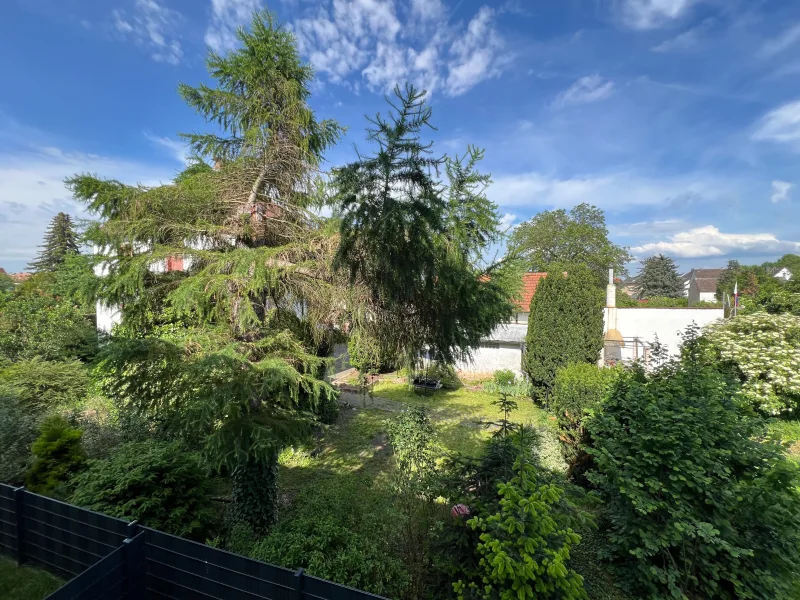 Blick vom Schlafzimmer