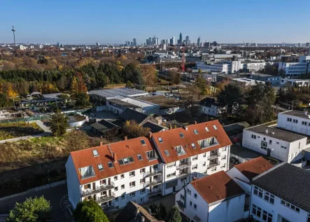 Luftbildaufnahme 1 - Gastgewerbe/Hotel kaufen in Frankfurt am Main - Investmentimmobilie: Top Lage - Zwei Hotels mit 145 Zimmer