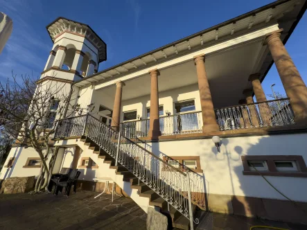 Außenansicht - Gastgewerbe/Hotel kaufen in Gelnhausen - Eleganz und Charme: Schlossartige Immobilie mit großem Potenzial