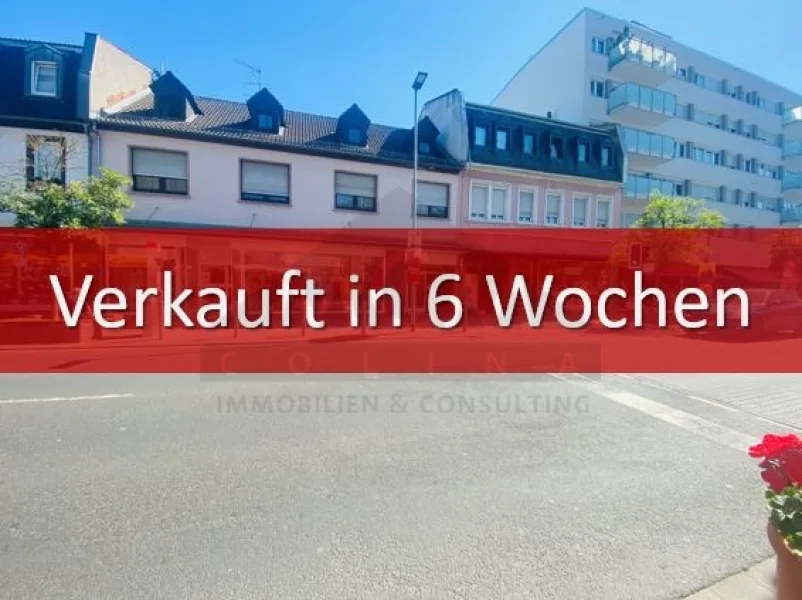 Verkauft-Banner - Zinshaus/Renditeobjekt kaufen in Neu-Isenburg - #VERMITTELT# MFH - IST-Faktor 19 + weiteren Bau- und Mietsteigerungspotenzial in zentraler Einkaufsstraße von Neu Isenburg