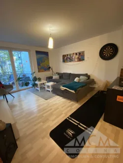 Wohnbereich  - Wohnung kaufen in Frankfurt am Main - F-Ostend,  moderne 4-Zimmerwohnung, top ausgestattet, zentral unweit der EZB