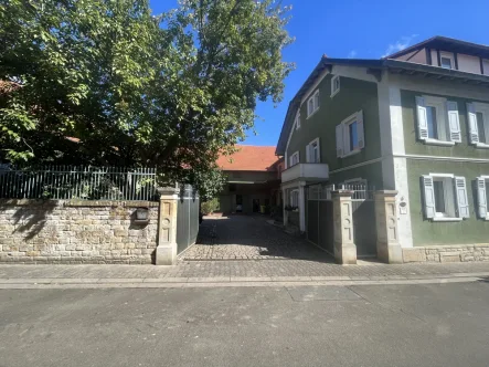 Einfahrt - Zinshaus/Renditeobjekt kaufen in Armsheim Schimsheim - Rheinhessische Hofreite - Ehemaliges Weingut mit Charme aus dem Jahr 1883! 1000m² Ausbaureserve