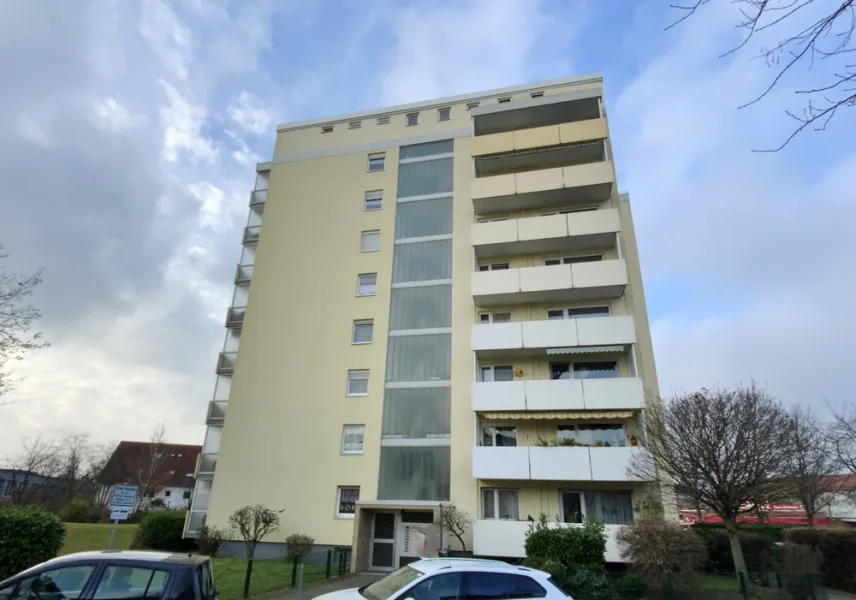 Hausansicht - Wohnung kaufen in Mainz-Kostheim - Kostheim: 2 Zimmer, 1. OG, guter Schnitt, ruhige Lage, TG inkl., sofort verfügbar!