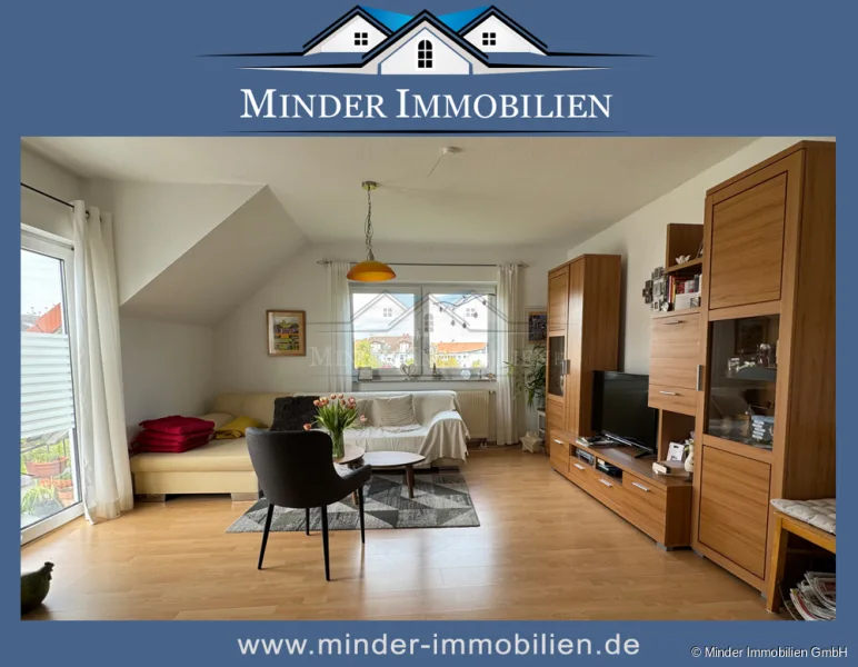 Expose Titelbild - Wohnung kaufen in Pohlheim - ** Pohlheim-Holzheim** Sonnige vermietete 3-Zimmer-Wohnung mit Balkon