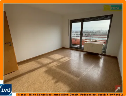 Schlafzimmer - Wohnung mieten in Kirchhain - ZENTRAL UND ÜBER DEN DÄCHERN VON KIRCHHAIN!