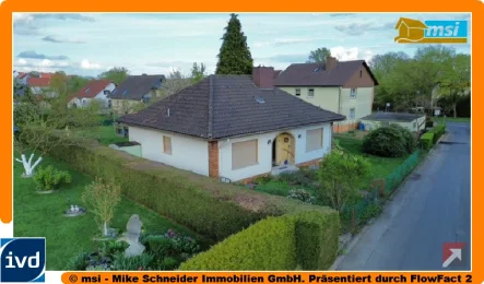 Luftansicht - Haus kaufen in Willingshausen - GESTALTEN SIE SICH IHREN ALTERSSITZ! KEINE KÄUFERPROVISION!