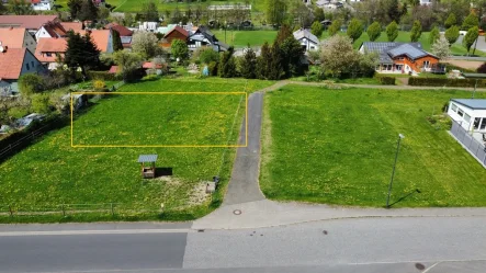 Blick auf das Grundstück - Grundstück kaufen in Schwalmtal - DIE IDEALE LAGE FÜR IHREN NEUBAU! KEINE KÄUFERPROVISION!