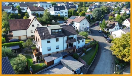 Hinteransicht - Haus kaufen in Cölbe - GENIESSEN SIE LAGE UND BLICK!KEINE KÄUFERPROVISION!