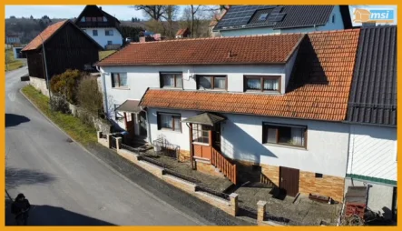 Vorderansicht - Haus kaufen in Schwalmtal - 1-2 FAMILIENHAUS MIT GROßEM GRUNDSTÜCK AM ORTSRAND ! KEINE KÄUFERPROVISION!