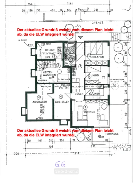 Grundriß UG