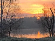 Sonnenuntergang am See