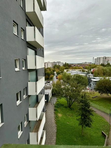 Aussicht aus dem Balkon