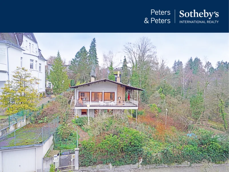 Grundstück Wiesbaden Sonnenberg - Grundstück kaufen in Wiesbaden - Spannend bebaubares Grundstück mit Haus in begehrter Lage