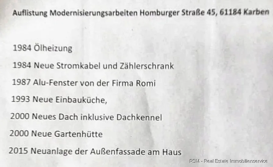 Modernisierung