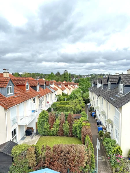 Ausblick vom Balkon 