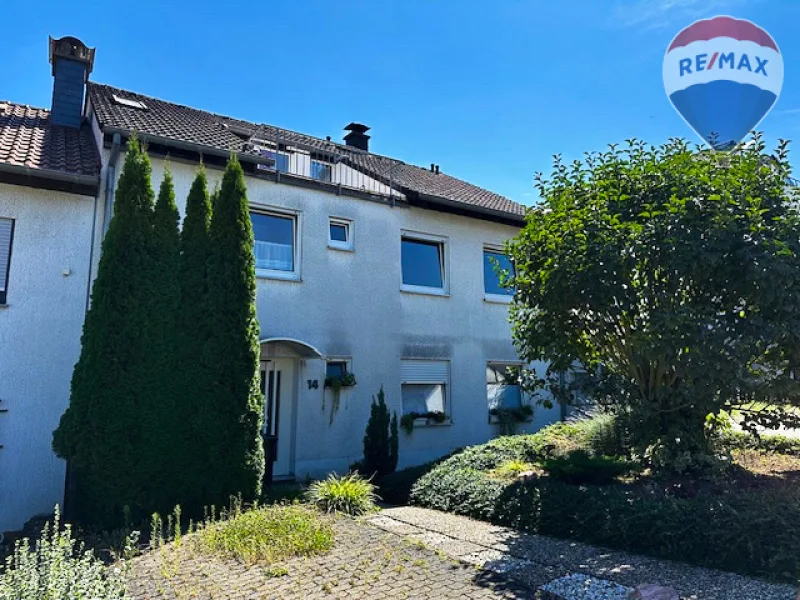 01 Außenansicht - Wohnung kaufen in Brey - 3-Zimmer-Küche-Bad Eigentumswohnung mit Balkon und Gartenanteil