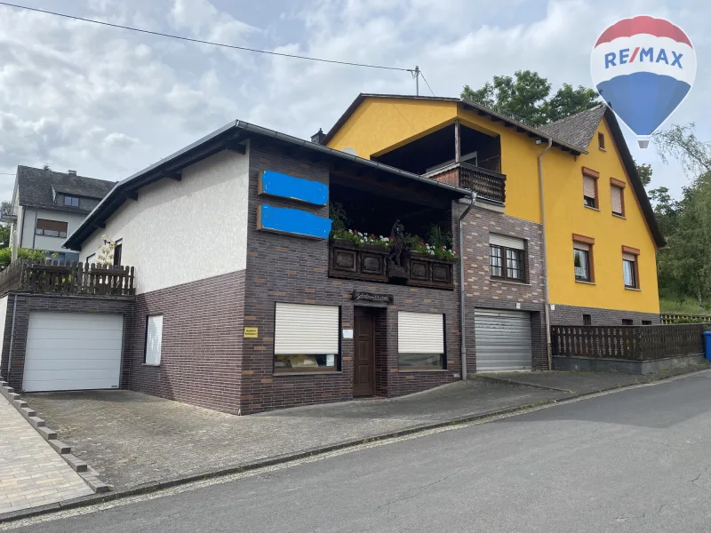 1A Haus mit Anbau  - Haus kaufen in Dornburg  Langendernbach - Wohn- & Geschäftshaus mit kleiner Werkstatt