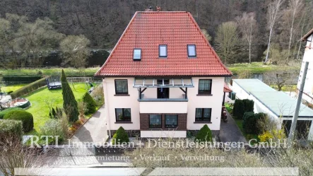 Außenansicht  - Haus kaufen in Ziegenrück  - Herrschaftliche Villa mit Ausblick! 