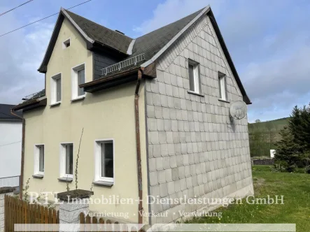 Ansicht - Haus kaufen in Gefell - Einfamilienhaus mit viel Potential